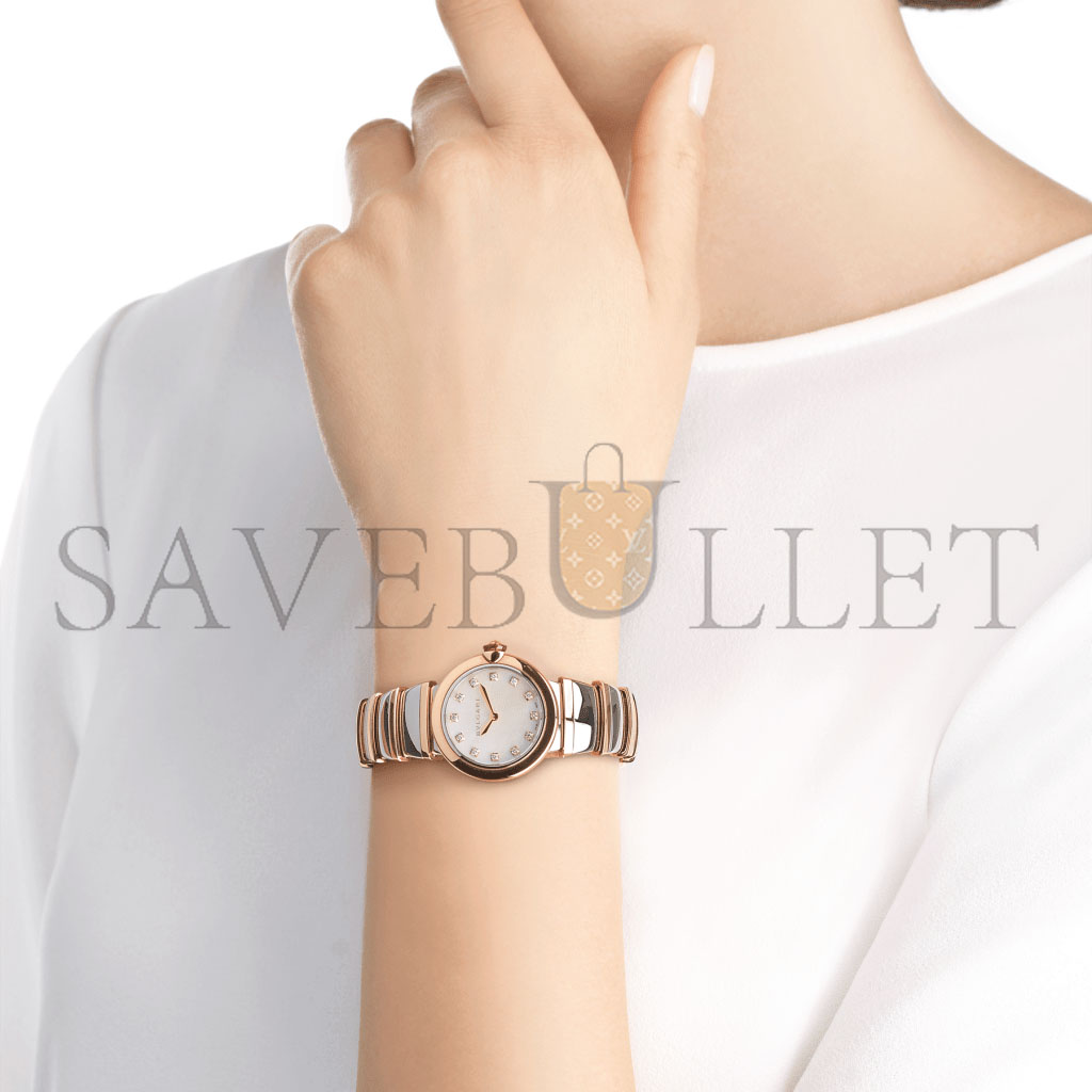 B*l*ai lvcea ladies 18 carat rose gold watch 102475